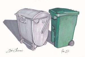 Garbage Can Portrait