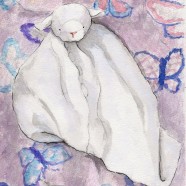 “Lamby and Butterfly Blanket” for Estella